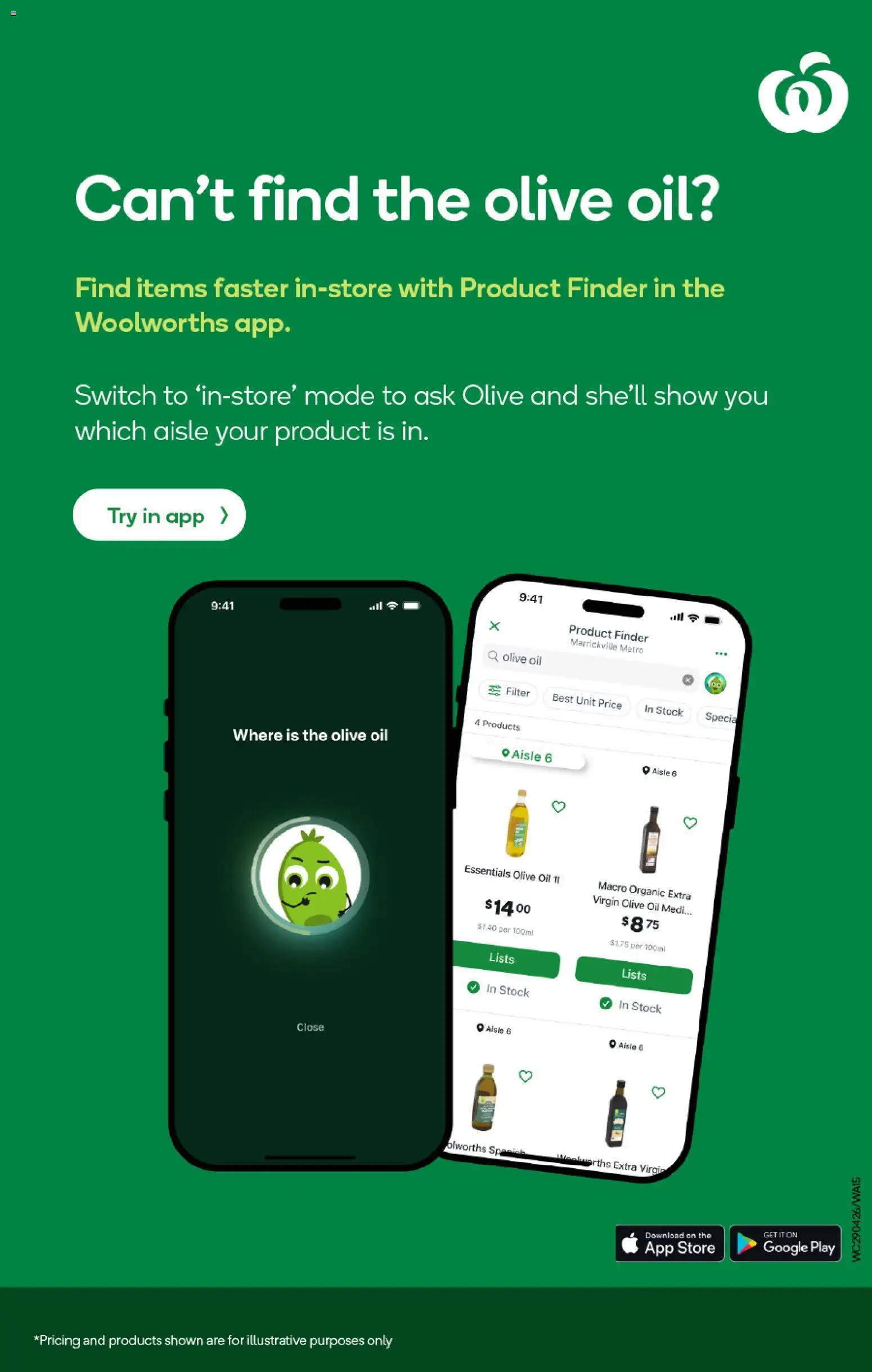 Woolworths catalogue - valid from 29.04.2026 | Page: 15 | Products: Oil, Olive oil