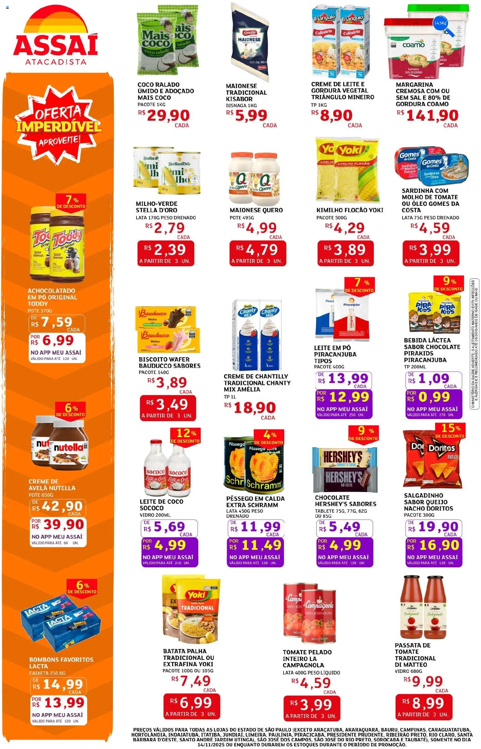 Assaí Atacadista Folheto - válido de 20.12.2025 | Página: 2 | Produtos: Coco, Queijo, Bebida, Leite em pó