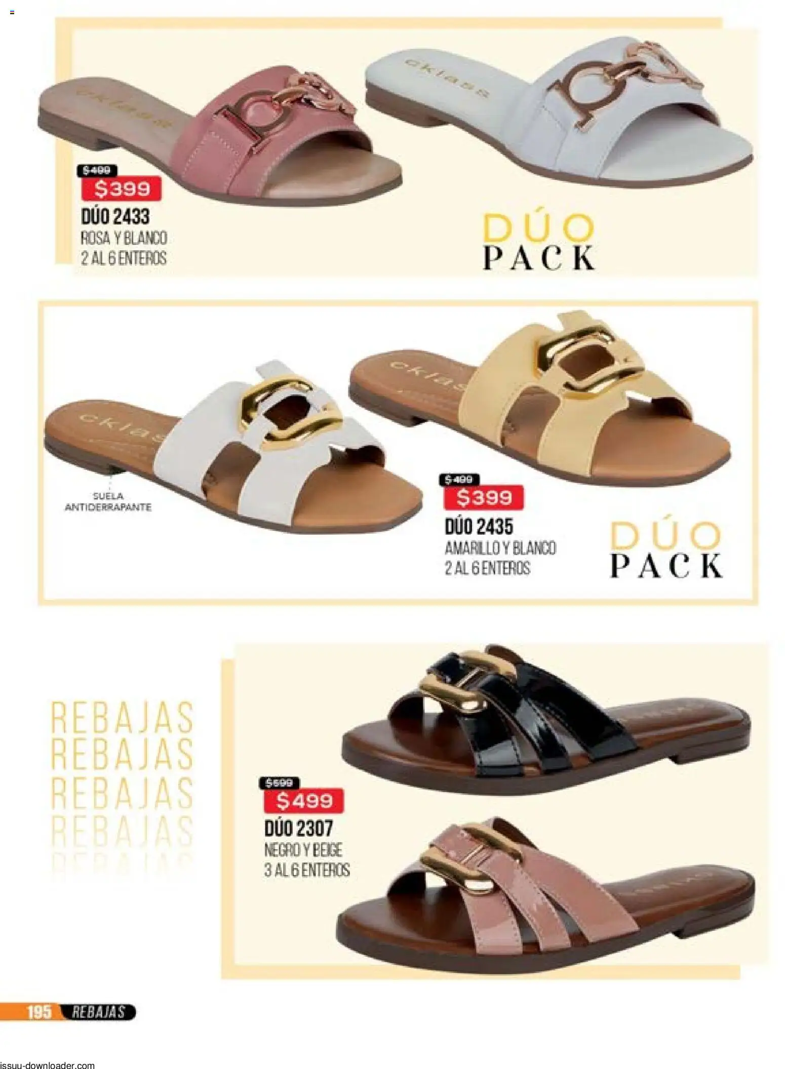 Nuevas ofertas de Cklass válidas en toda la República Mexicana desde el 31.10.2025. ¡Encuentra las mejores ofertas en Cklass catálogo Súper Rebajas Calzado! | Página: 196