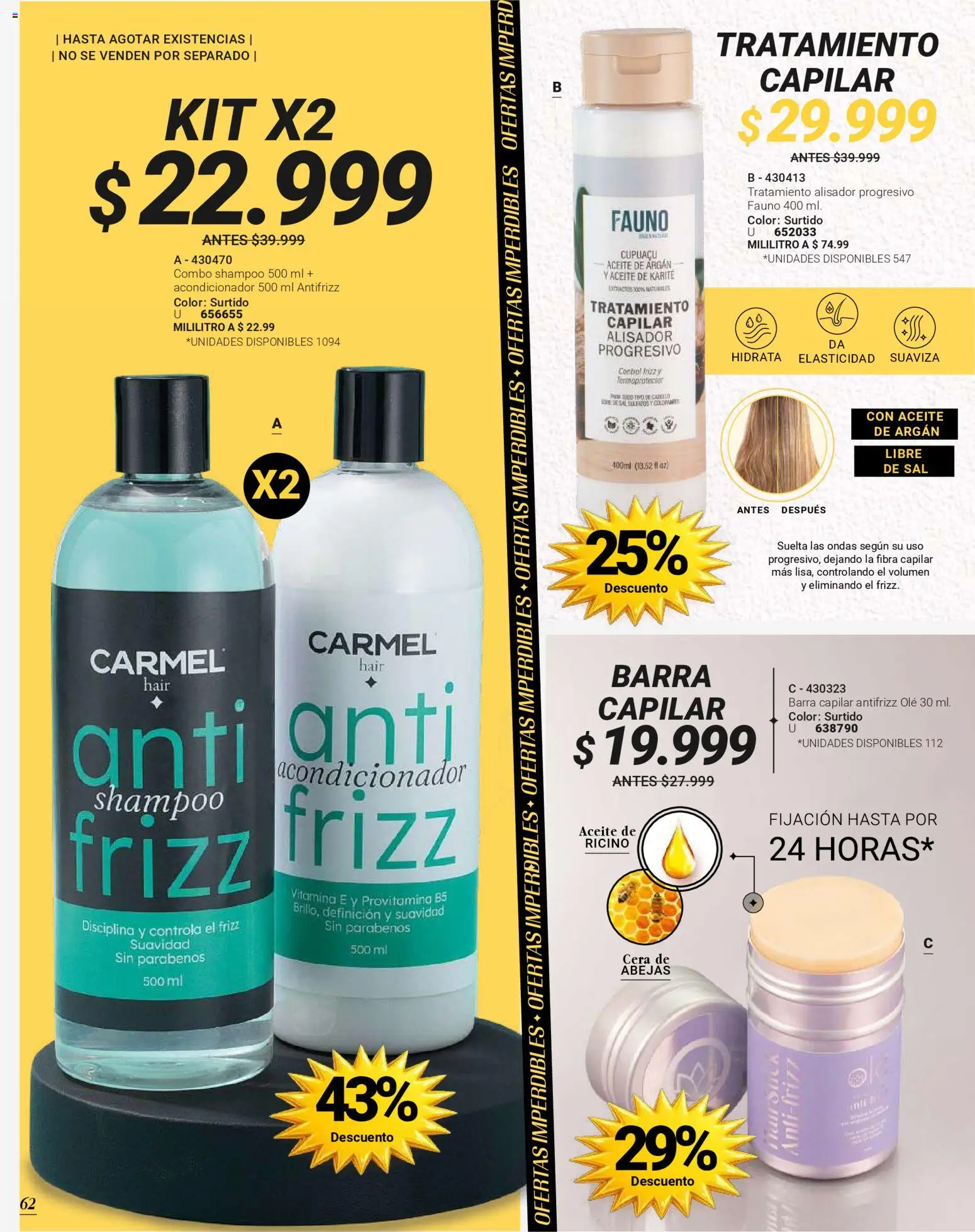 Carmel revista - valida desde el 01.06.2026 | Página: 258 | Productos: Sal, Shampoo, Acondicionador, Aceite