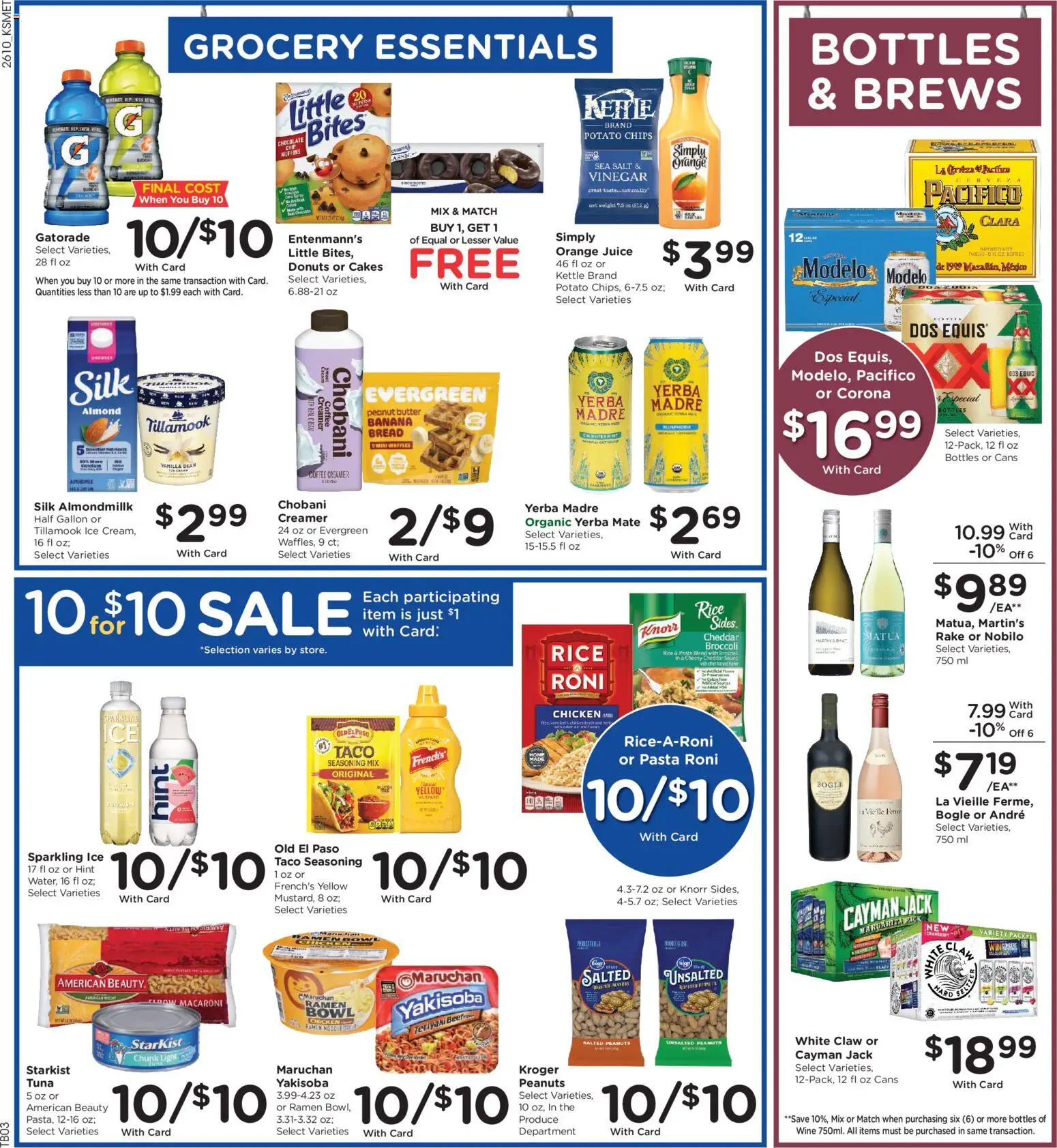 King Soopers Weekly Ad - valid from 08.04.2026 | Page: 6 | Products: Bread, Pasta, Salt, Weight