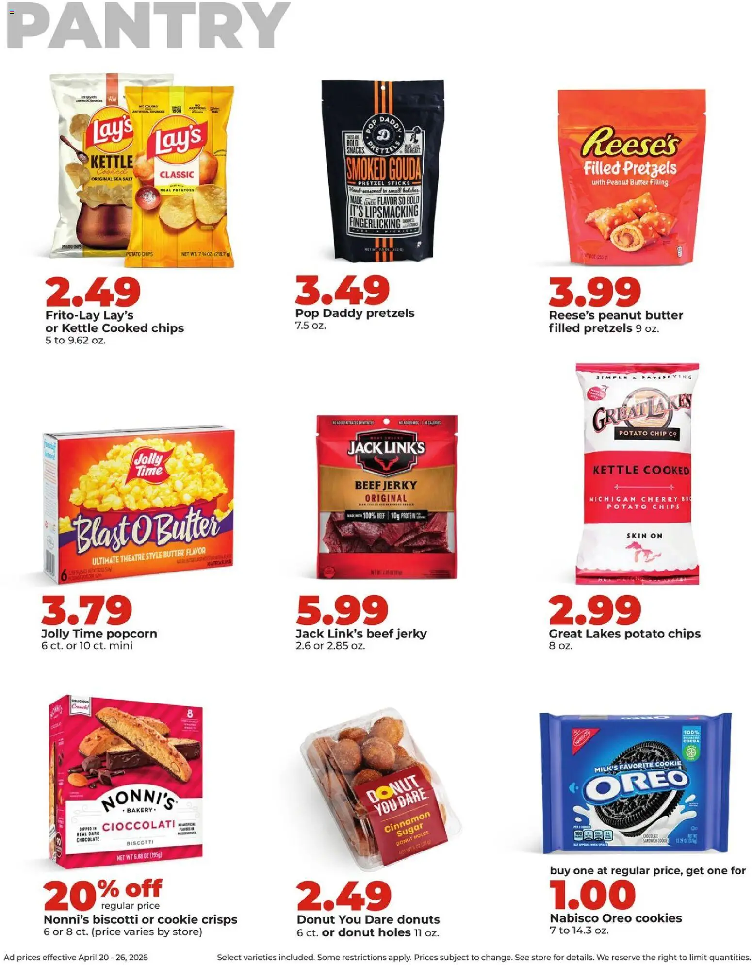 HyVee Weekly Ad - valid from 20.04.2026 | Page: 21 | Products: Chocolate, Beef, Salt, Kettle
