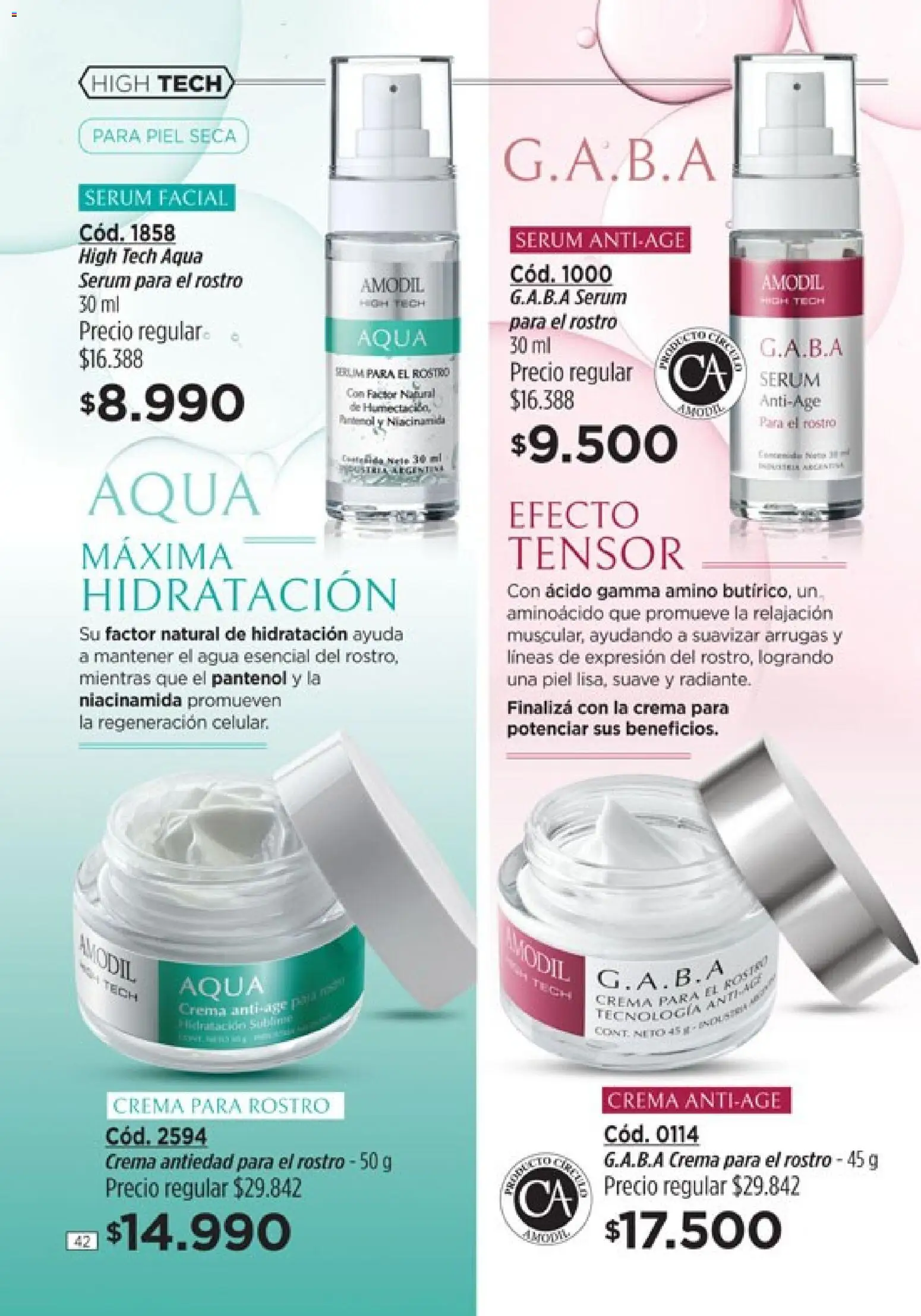 Catálogo Amodil Campaña 6 │ válido desde el 04.03.2026 | Página: 42 | Productos: Serum, Agua, Crema