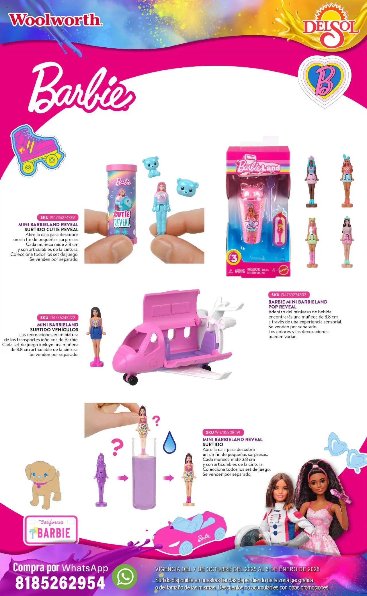 Nuevas ofertas de Del Sol y Woolworth válidas en toda la República Mexicana desde el 07.10.2025. ¡Encuentra las mejores ofertas en Del Sol y Woolworth - Catálogo Castillo Del Juguete! | Página: 36 | Productos: Juego, Caja