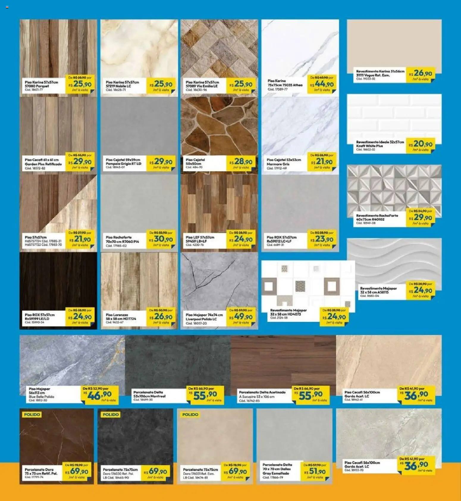 Lojas Becker Folheto - válido de 01.01.2026 | Página: 13 | Produtos: Cejatel, Piso, Porcelanato