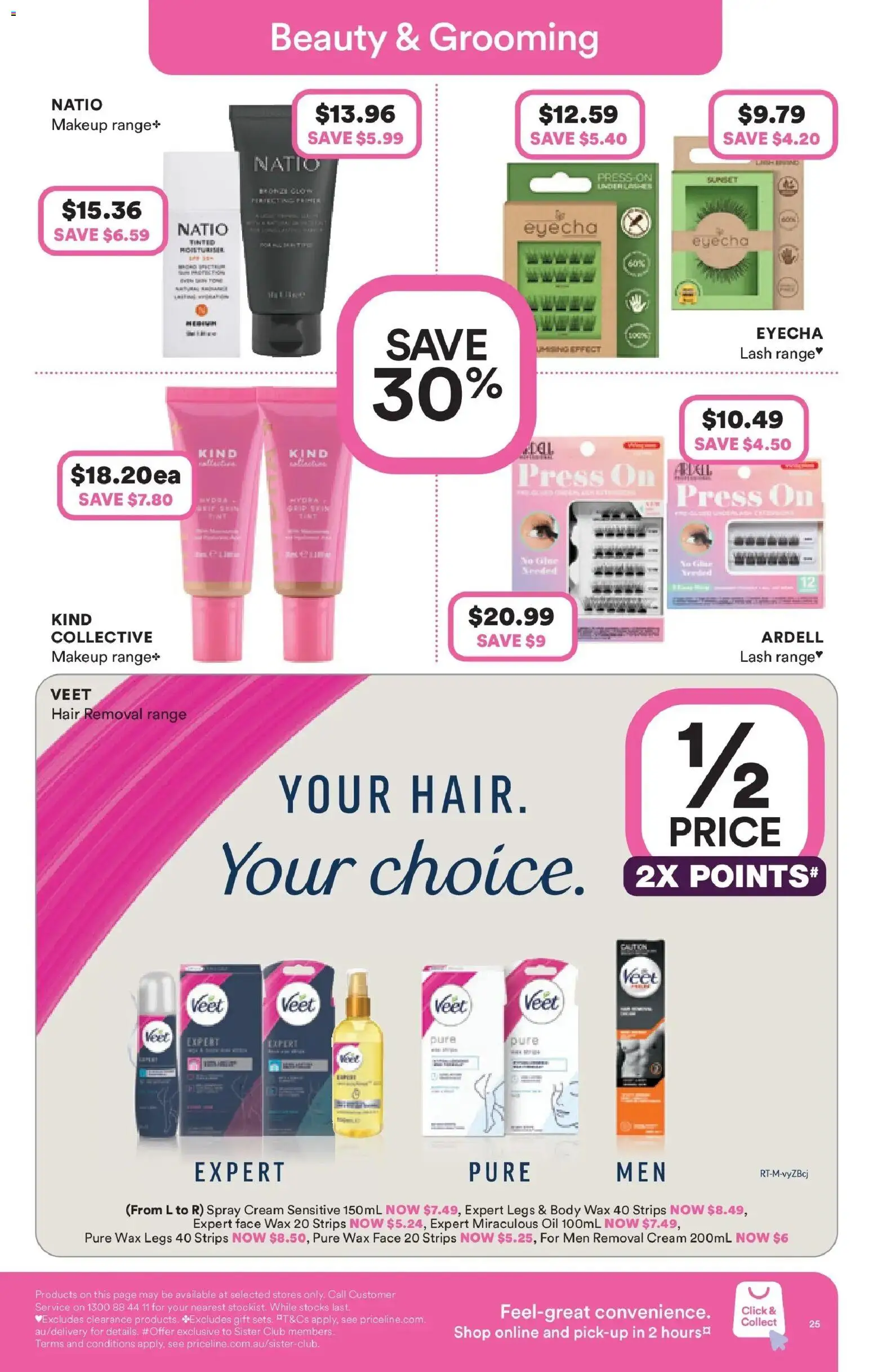 Priceline Pharmacy catalogue - valid from 11.12.2025 | Page: 25 | Products: Oil, Makeup, Cream, Press