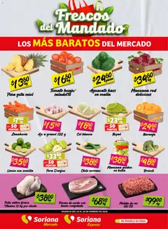 Vista previa de Soriana - Frescos del Mandado Mercado: Tamaulipas, nuevo folleto de la tienda, válido en México a partir del 24.02.2026