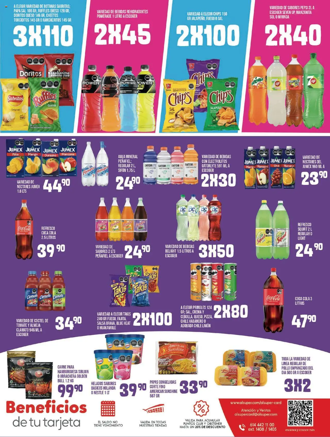 Nuevas ofertas de Alsuper válidas en toda la República Mexicana desde el 01.08.2025. ¡Encuentra las mejores ofertas en Alsuper - Folleto - Chihuahua Capital! | Página: 7 | Productos: Papa, Agua, Mango, Piña