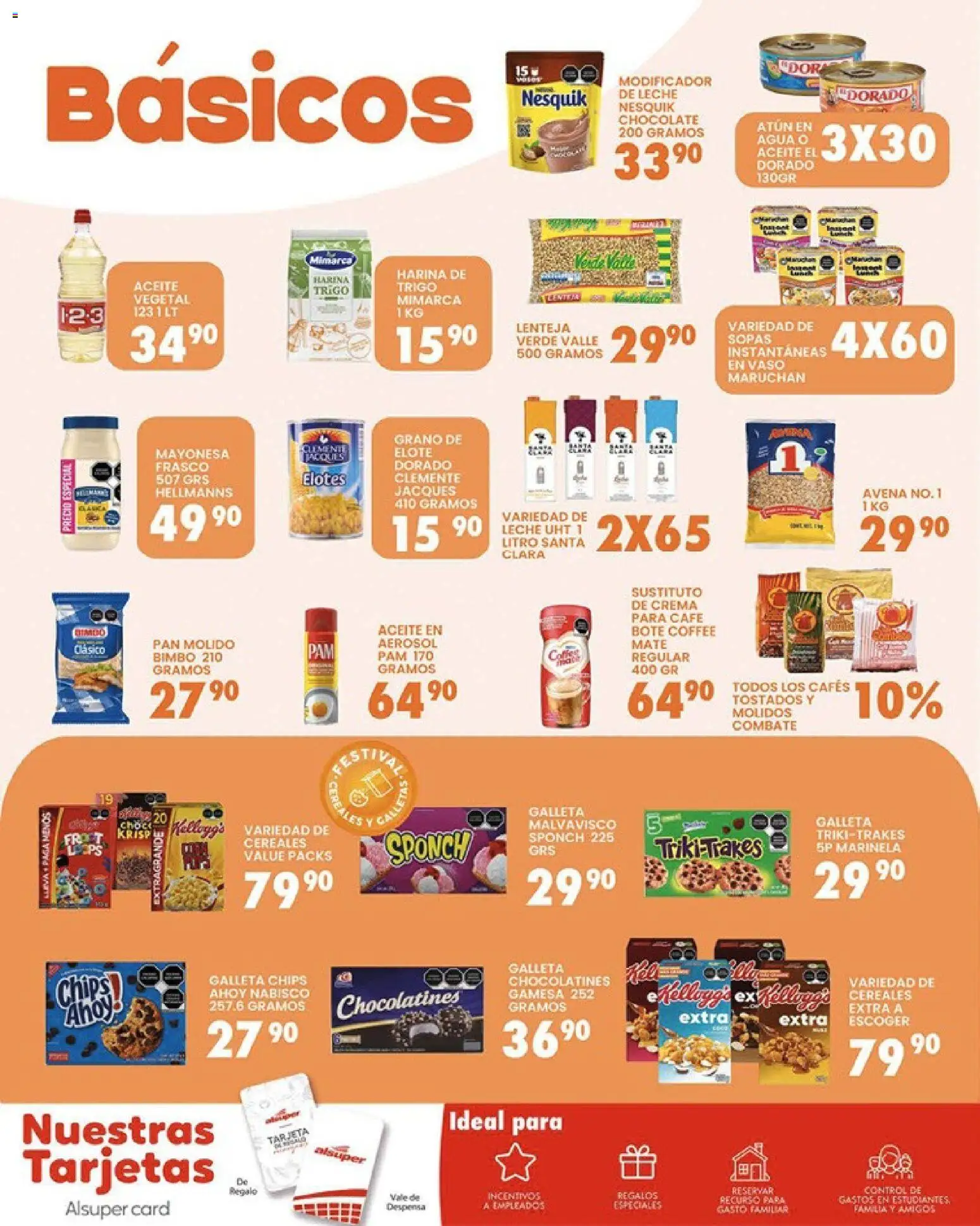 Nuevas ofertas de Alsuper válidas en toda la República Mexicana desde el 17.03.2026. ¡Encuentra las mejores ofertas en Alsuper folleto Casas Grandes! | Página: 6 | Productos: Crema, Agua, Aceite, Chocolate