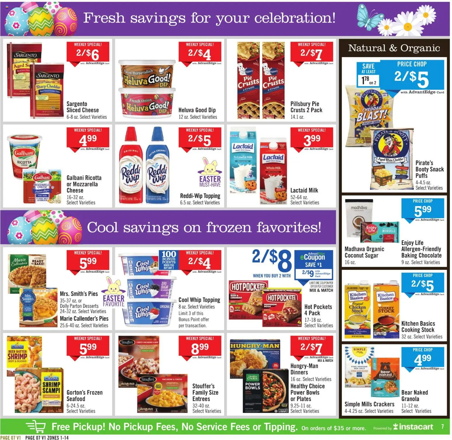 Price Chopper Weekly Ad - valid from 29.03.2026 | Page: 7 | Products: Beer, Salt, Seafood, Onion