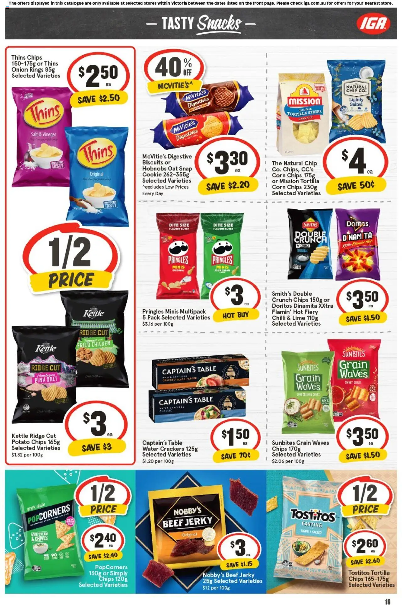 IGA catalogue - valid from 15.10.2025 | Page: 18 | Products: Bacon, Crackers, Cheese, Pork