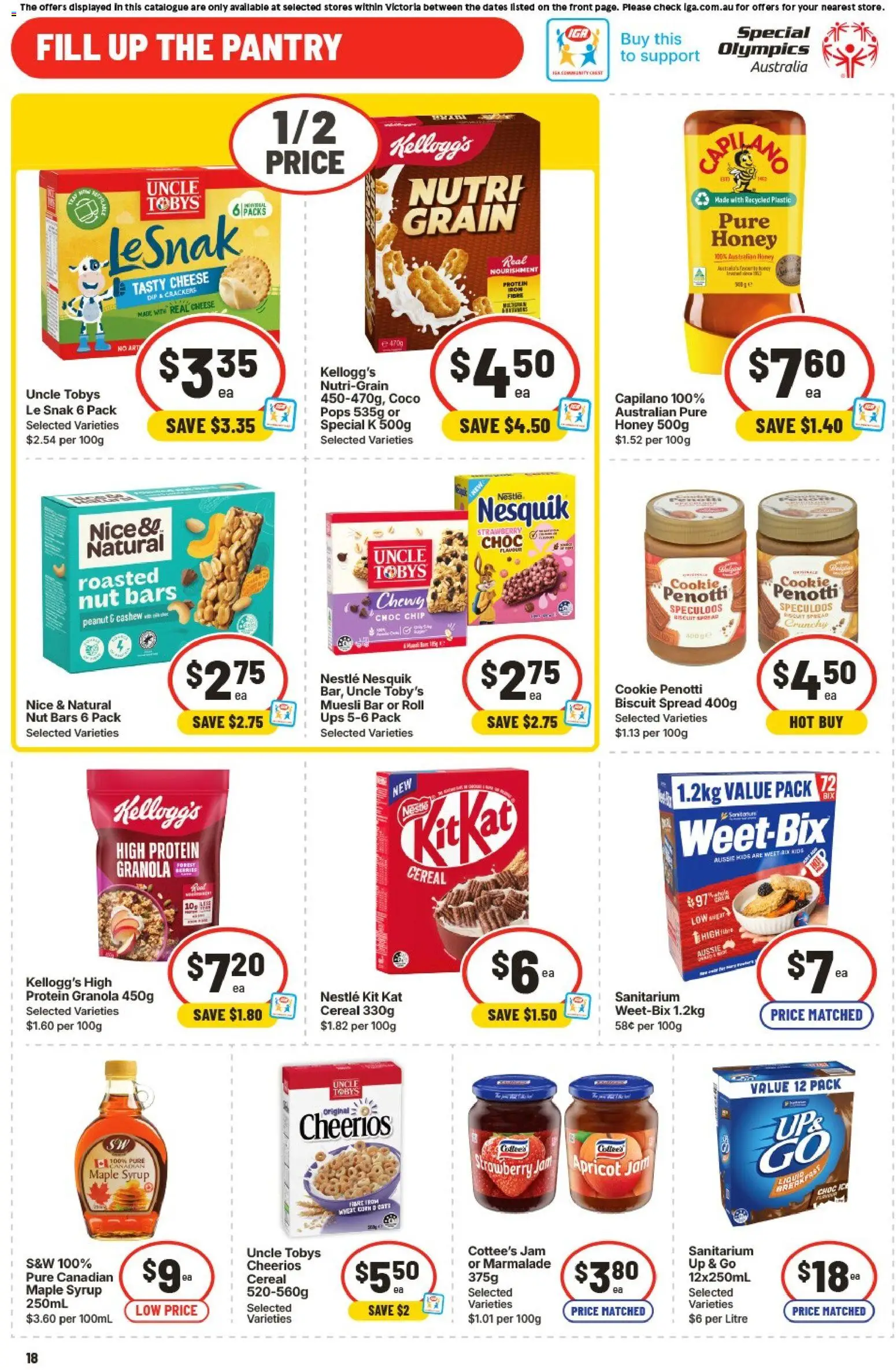 Ritchies catalogue - valid from 29.04.2026 | Page: 18 | Products: Crackers, Cheese, Honey, Cereal