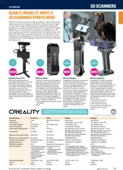 Preview of Jaycar Engineering & Scientific Catalogue 2025/2026  - valid from 09.07.2025 | Page: 11 | Products: Light, Digital, Portable, Scanner