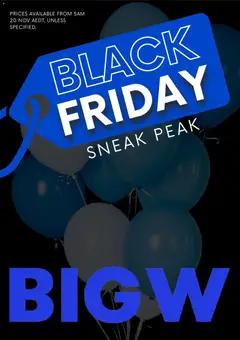 Preview of Big W Black Friday - valid from 20.11.2025