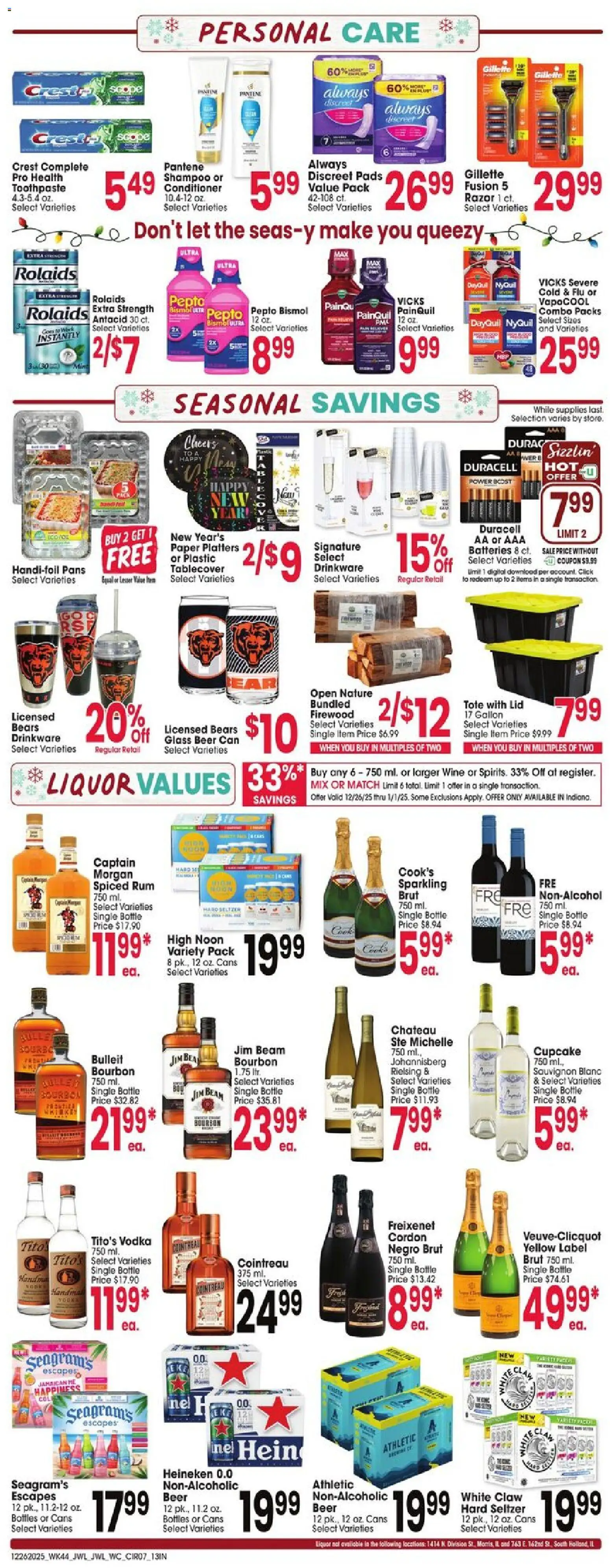 Jewel Osco Weekly Ad - IN - valid from 26.12.2025 | Page: 7 | Products: Fusion, Beer, Bourbon, Vodka