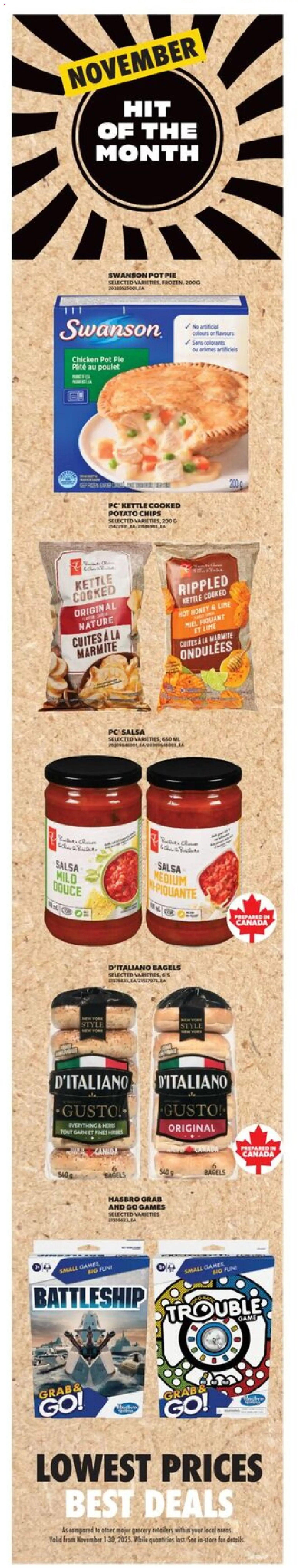 Real Canadian Superstore flyer valid from 20.11.2025 | Page: 5 | Products: Chips, PC, Game, Kettle