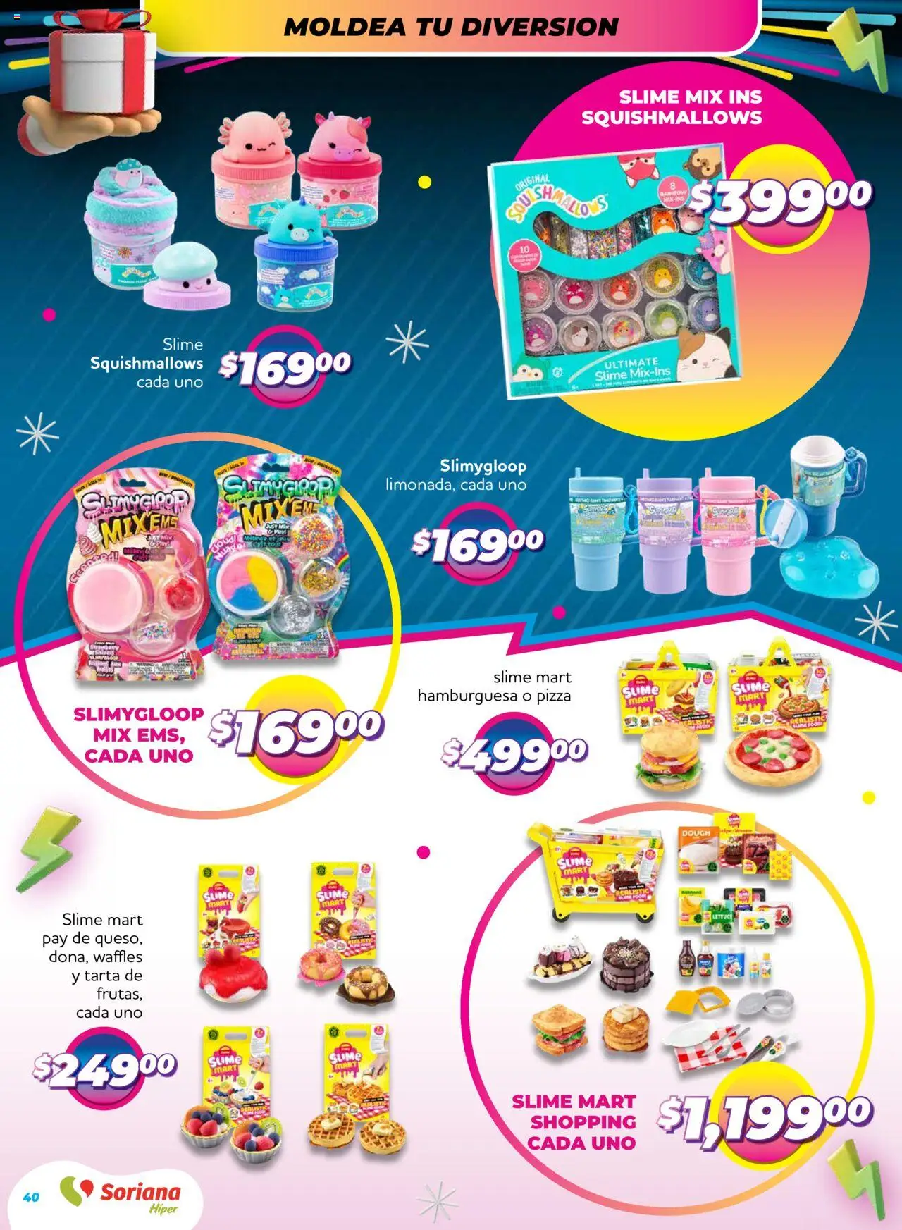 Nuevas ofertas de Soriana válidas en toda la República Mexicana desde el 09.10.2025. ¡Encuentra las mejores ofertas en Soriana - Reino de los Juguetes Súper Nacional! | Página: 39 | Productos: Pizza
