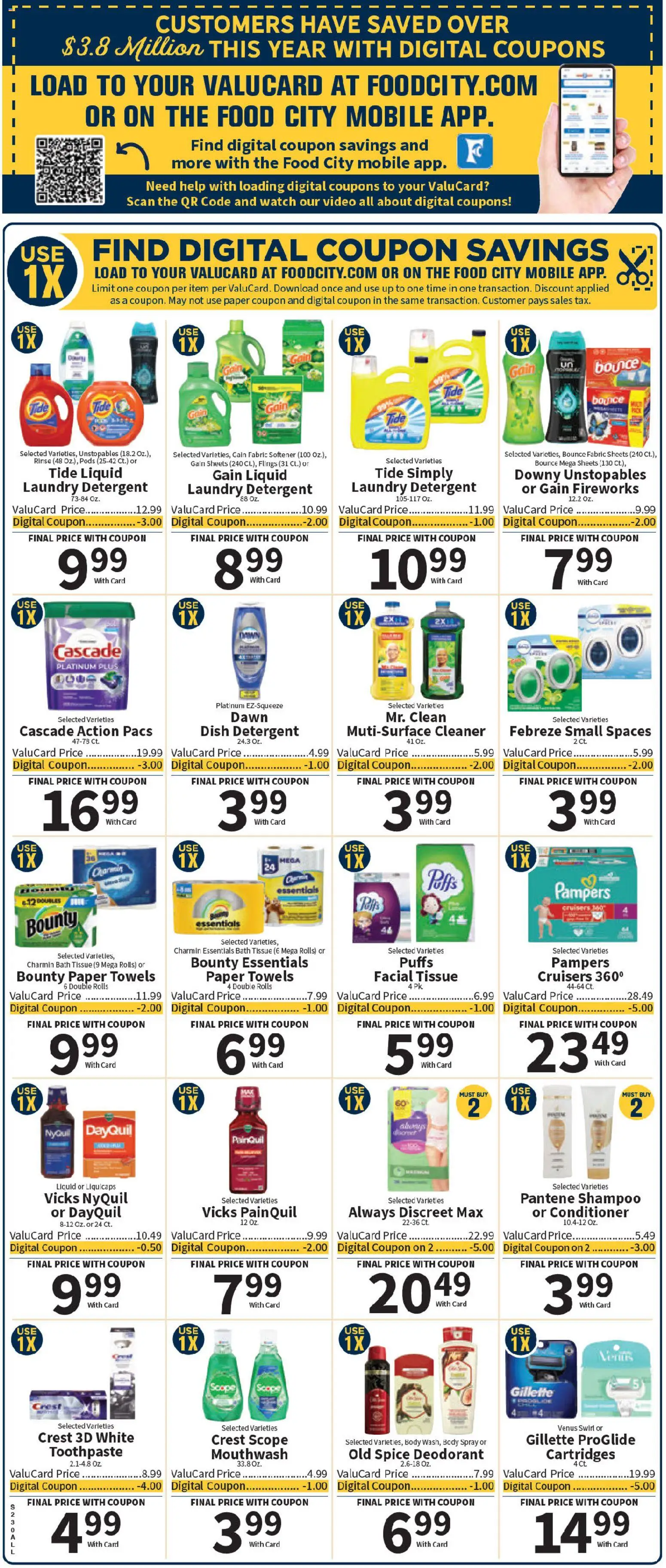 Food City Black Friday - valid from 28.11.2025 | Page: 2 | Products: Shampoo, Conditioner, Mouthwash, Detergent