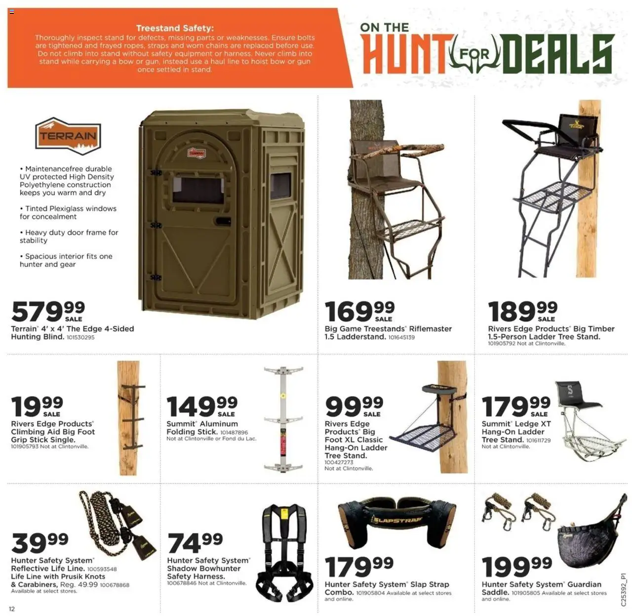 Mills Fleet Farm On the Hunt for Deals - valid from 25.09.2025 | Page: 12 | Products: Ladder, Bolts, Bow, Gun