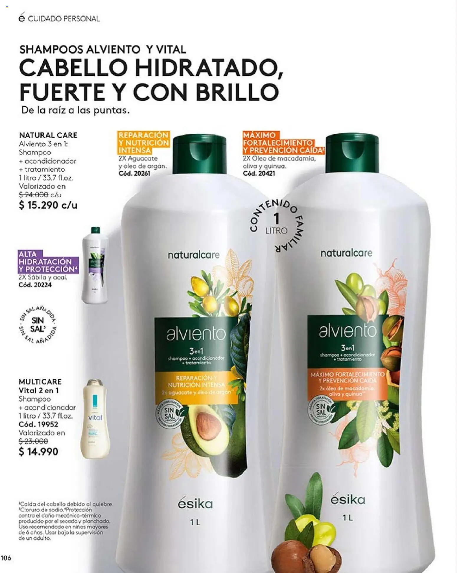 Catálogo Ésika Campaña 2 │ válido desde el 15.01.2026 | Página: 106 | Productos: Sal, Brillo, Oliva, Acondicionador
