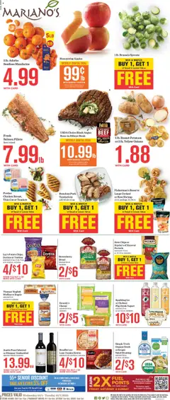 Preview of Mariano's weekly ads valid from 01.10.2025