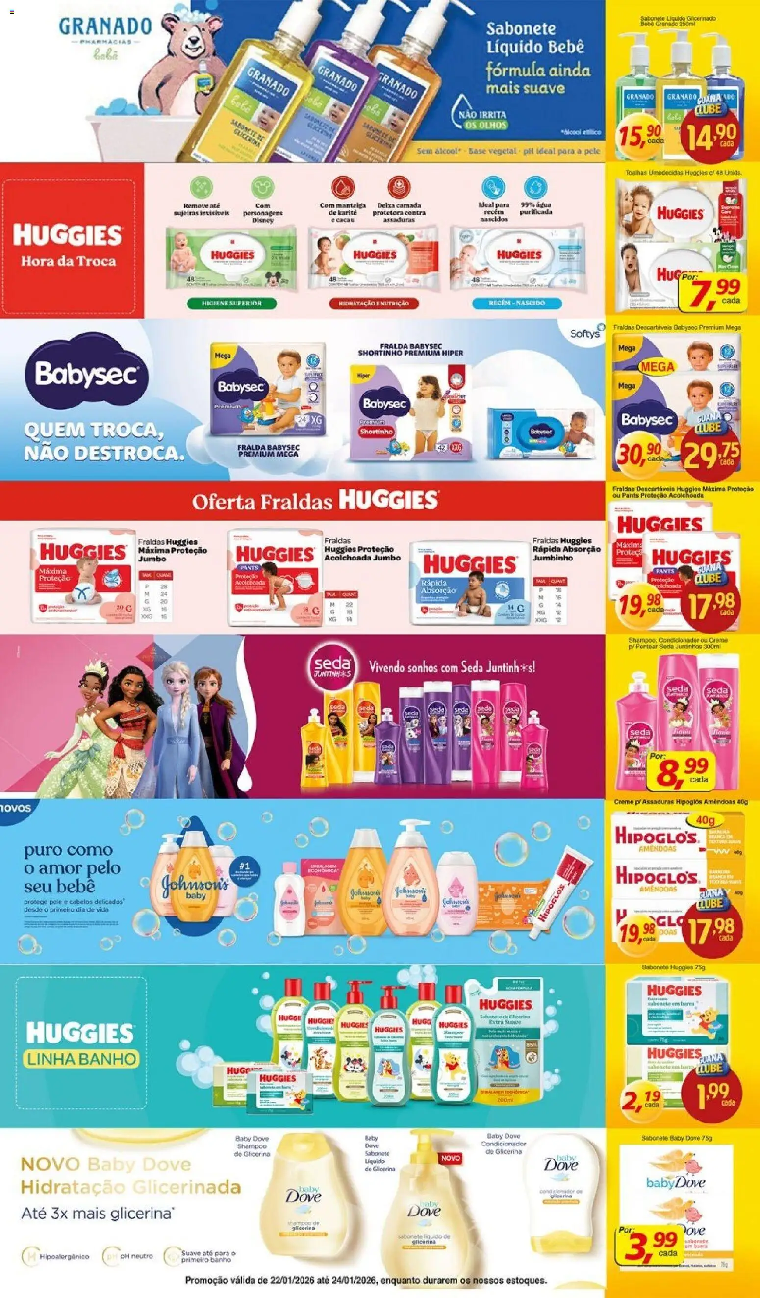 Supermercados Guanabara Folheto - válido de 22.01.2026 | Página: 2 | Produtos: Creme, Sabonete, Dove, Sabonete líquido