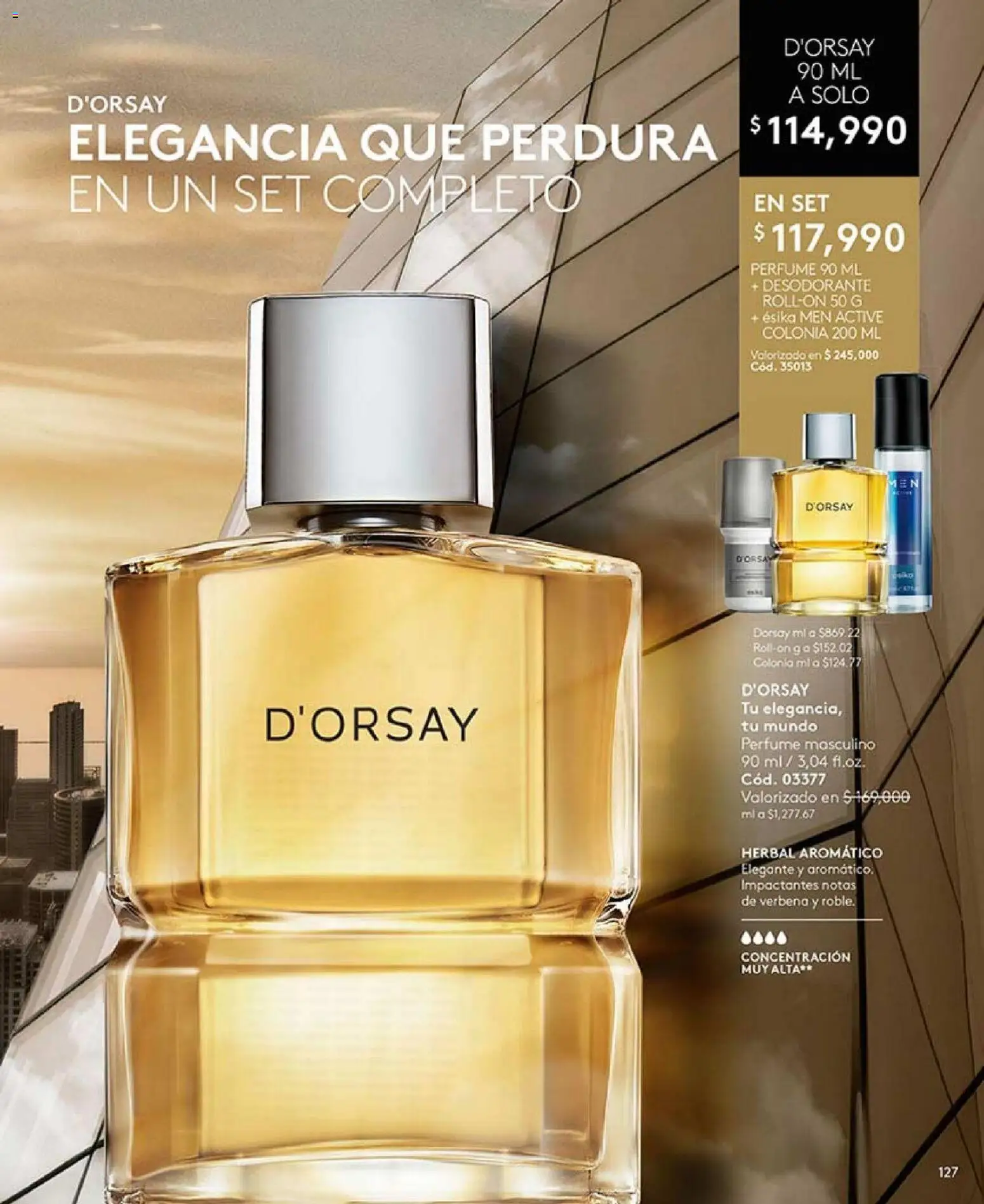 Ésika revista - valida desde el 01.02.2026 | Página: 127 | Productos: Perfume, Desodorante