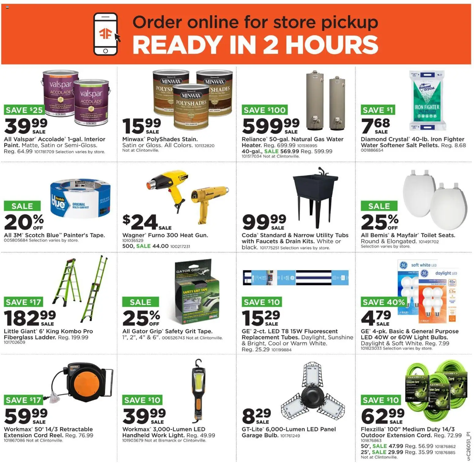 Mills Fleet Farm Weekly Ad - valid from 26.01.2026 | Page: 7 | Products: Water, Salt, Iron
