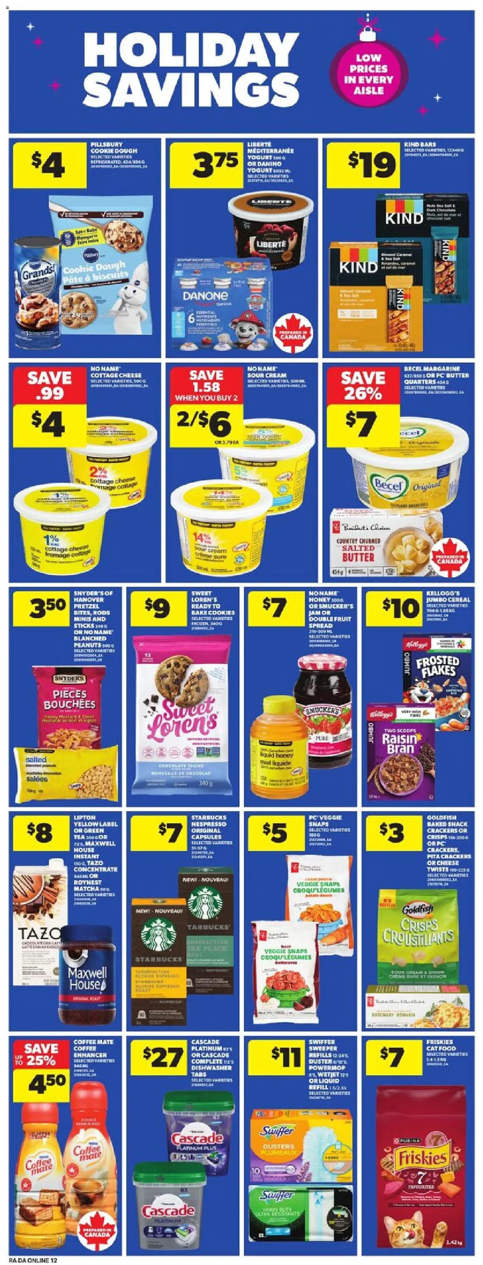 Atlantic Superstore flyer valid from 13.11.2025 | Page: 22 | Products: Flakes, PC, Cheese, Yogurt