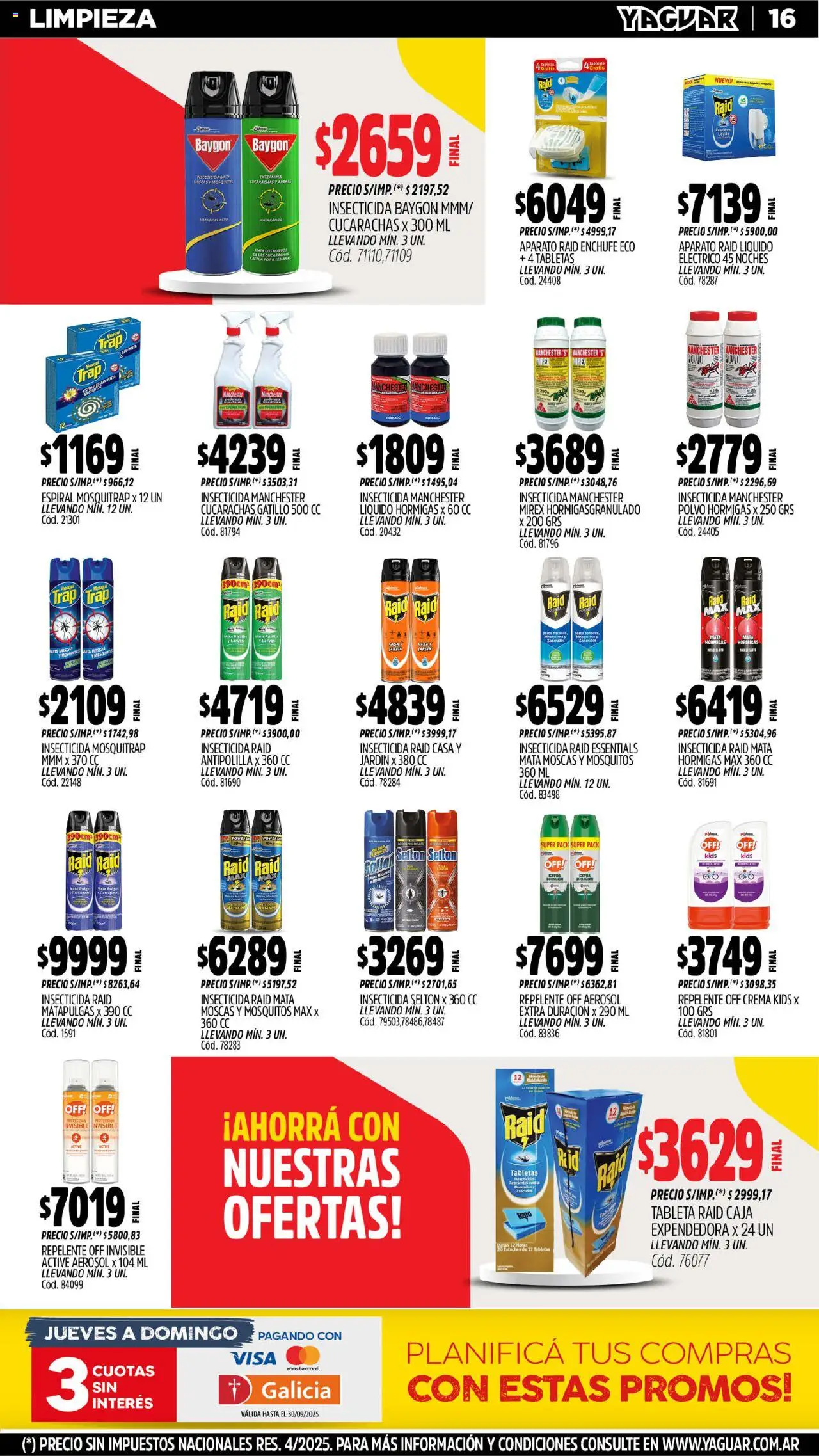 Yaguar - Misiones │ válido desde el 15.09.2025 | Página: 18 | Productos: Tableta, Enchufe, Polvo, Crema