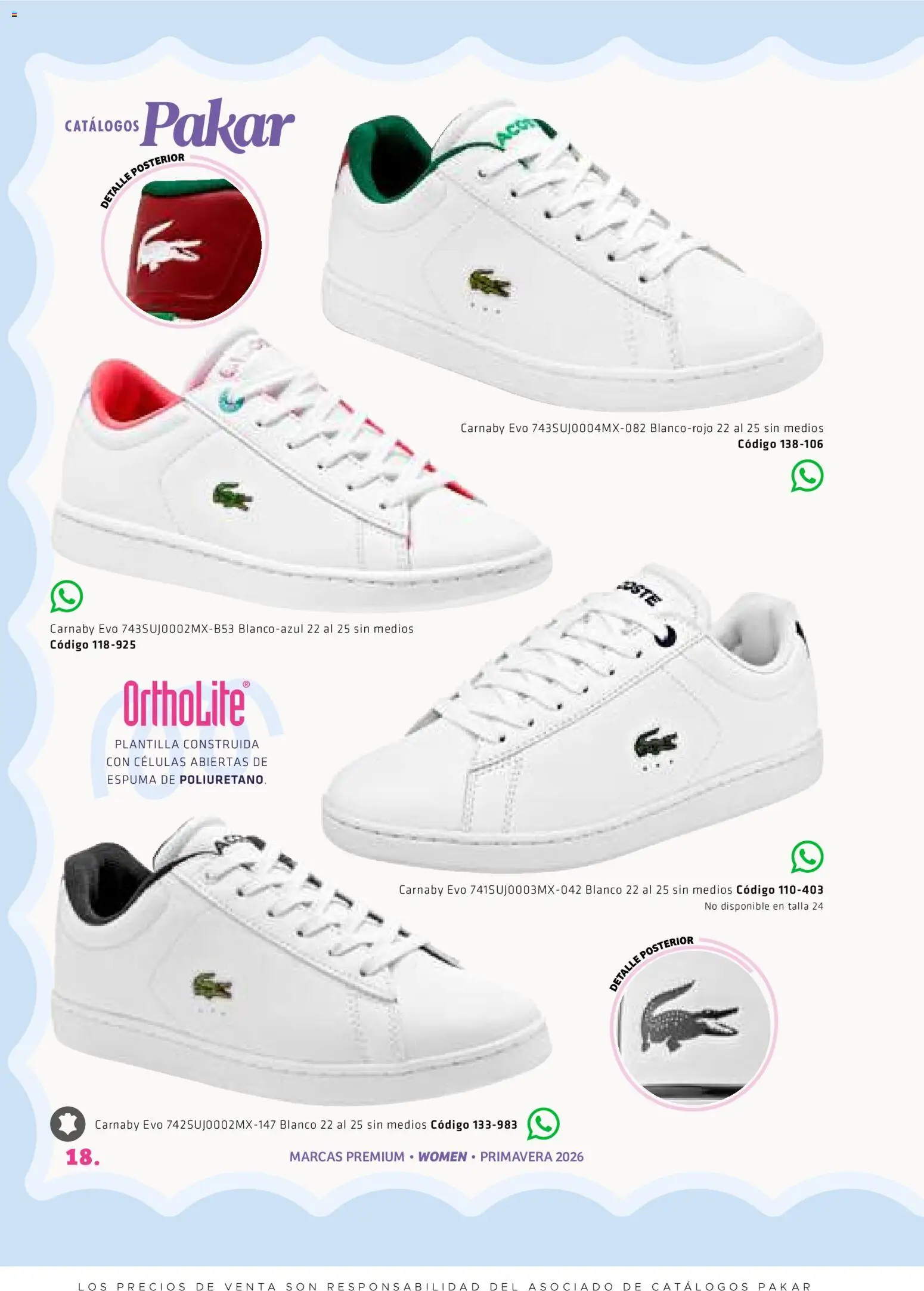 Nuevas ofertas de SC Pakar válidas en toda la República Mexicana desde el 27.02.2026. ¡Encuentra las mejores ofertas en SC Pakar catálogo Premium Women! | Página: 18 | Productos: Espuma