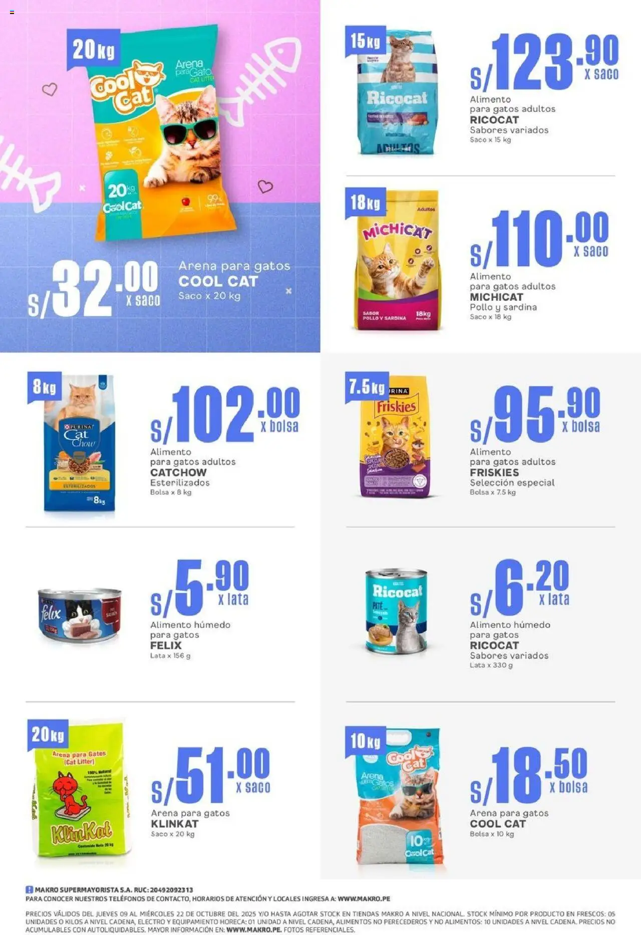 Catálogo Makro válido desde 09.10.2025 | Página: 4 | Productos: Saco, Bolsa