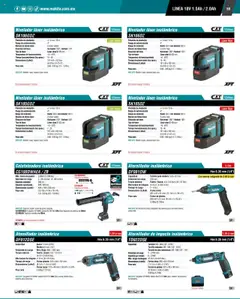 Vista previa de Makita - Catálogo, nuevo folleto de la tienda, válido en México a partir del 04.09.2025 | Página: 69