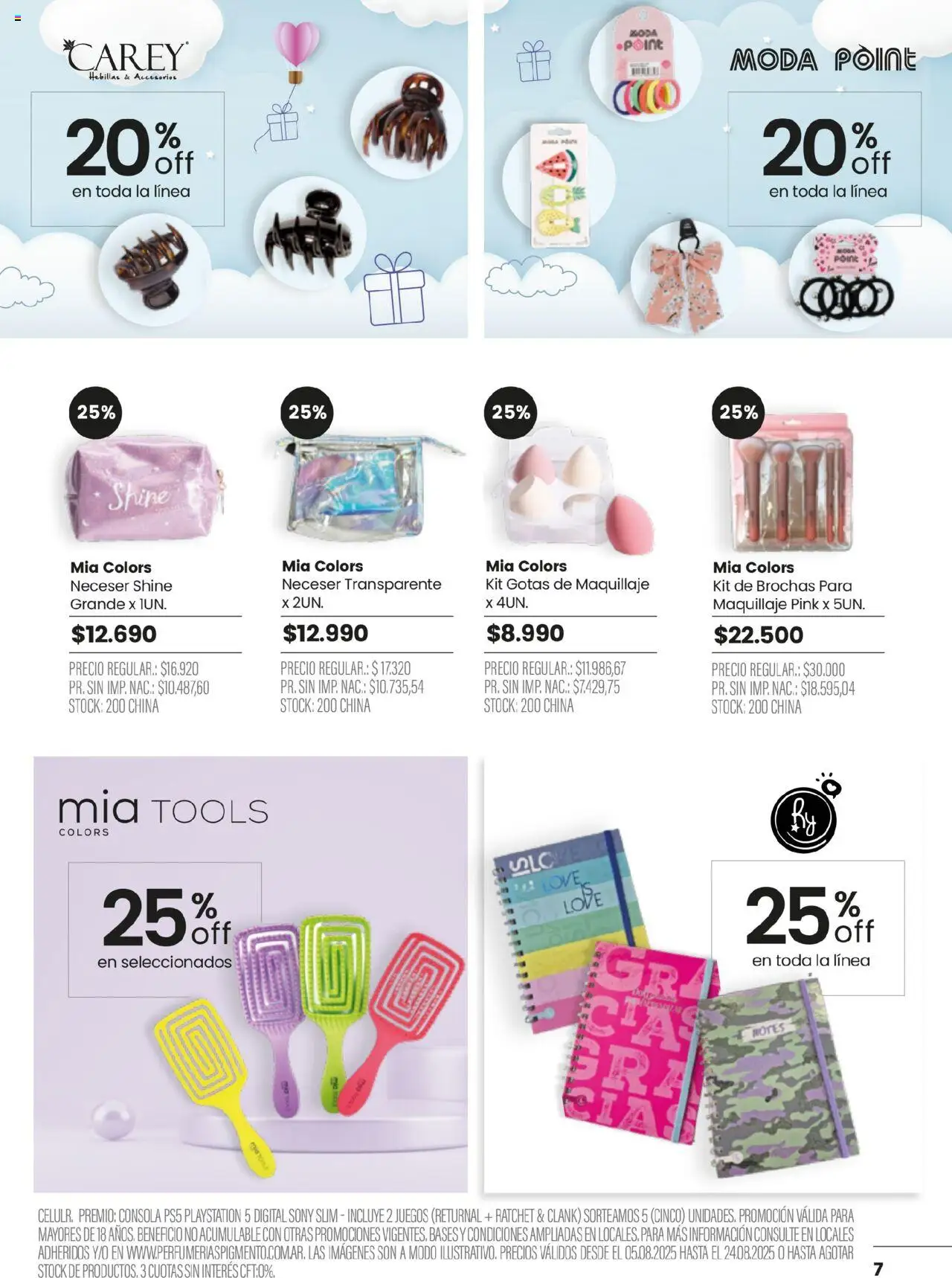 Pigmento ofertas │ válido desde el 05.08.2025 | Página: 7 | Productos: Hebillas, Maquillaje, Neceser
