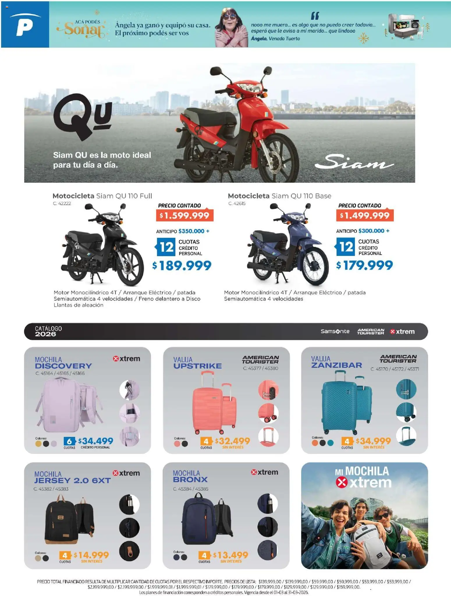 Pardo catálogo │ válido desde el 01.03.2026 | Página: 14 | Productos: Disco, Valija, Mochila