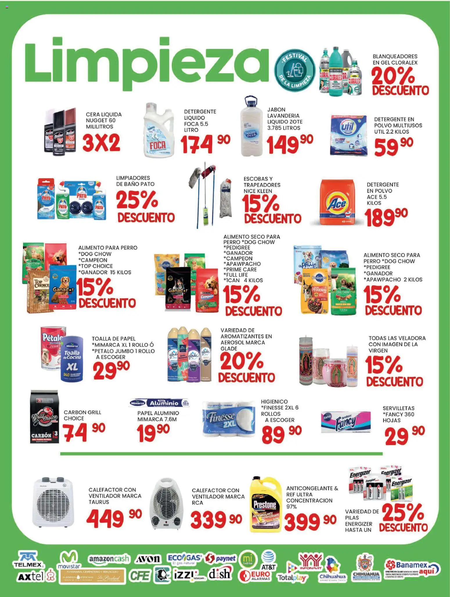 Nuevas ofertas de Alsuper válidas en toda la República Mexicana desde el 27.01.2026. ¡Encuentra las mejores ofertas en Alsuper folleto! | Página: 5 | Productos: Cocina, Baño, Polvo, Jabón