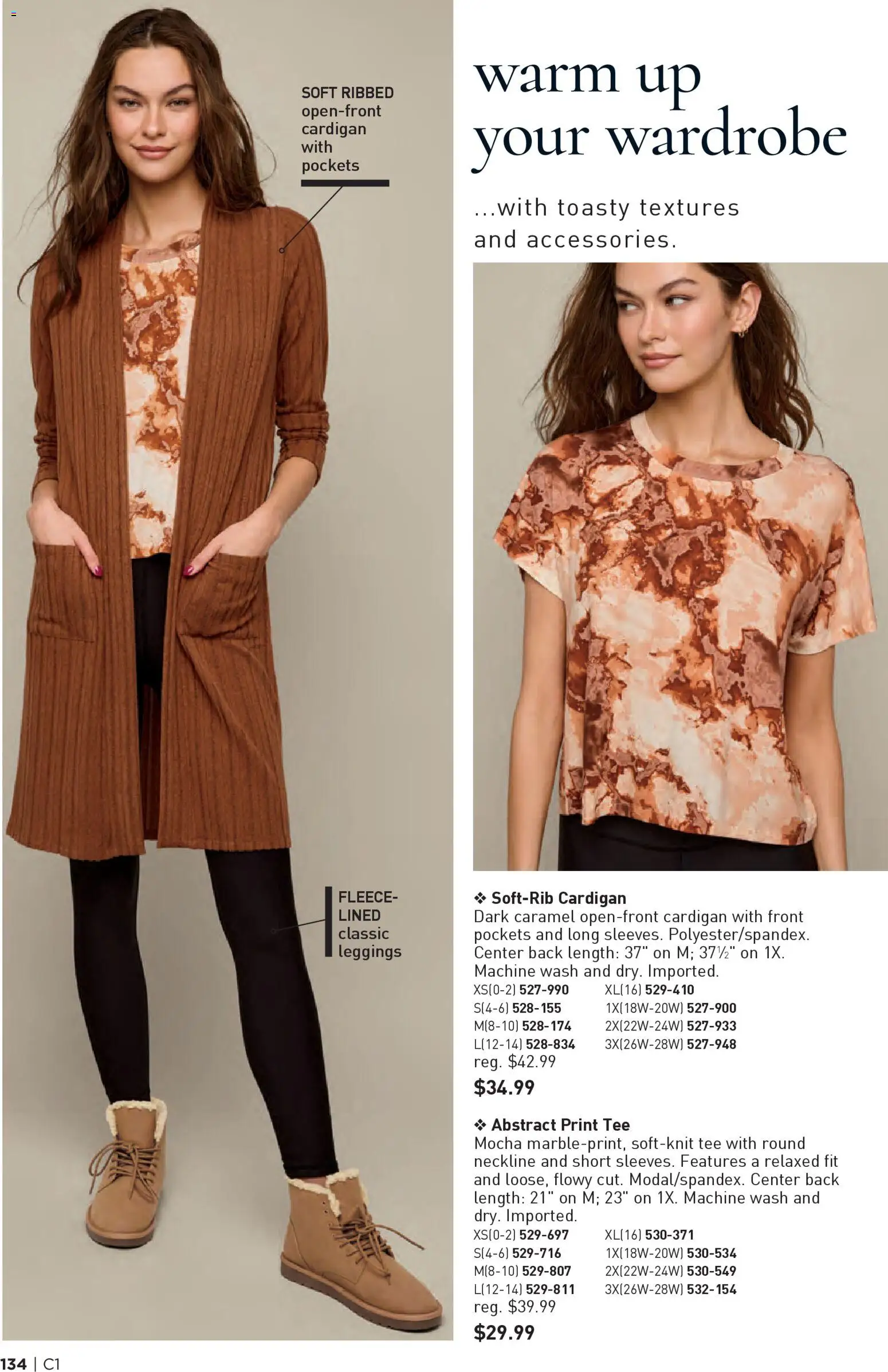 Avon Brochure - valid from 31.12.2025 | Page: 134 | Products: Wardrobe, Leggings, Cardigan