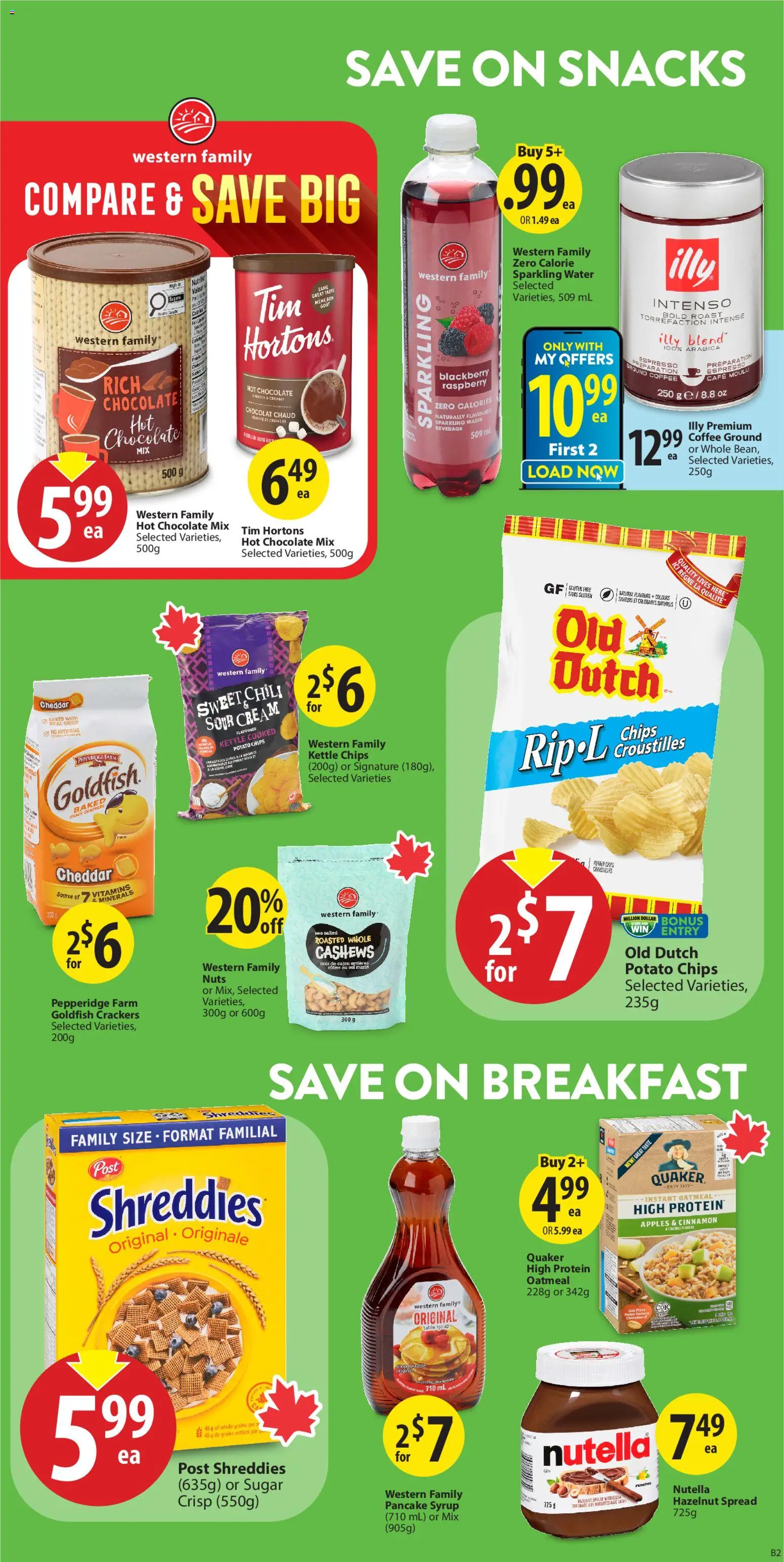 Save on foods flyer valid from 18.12.2025 | Page: 14 | Products: Nuts, Kettle, Table, Chocolate