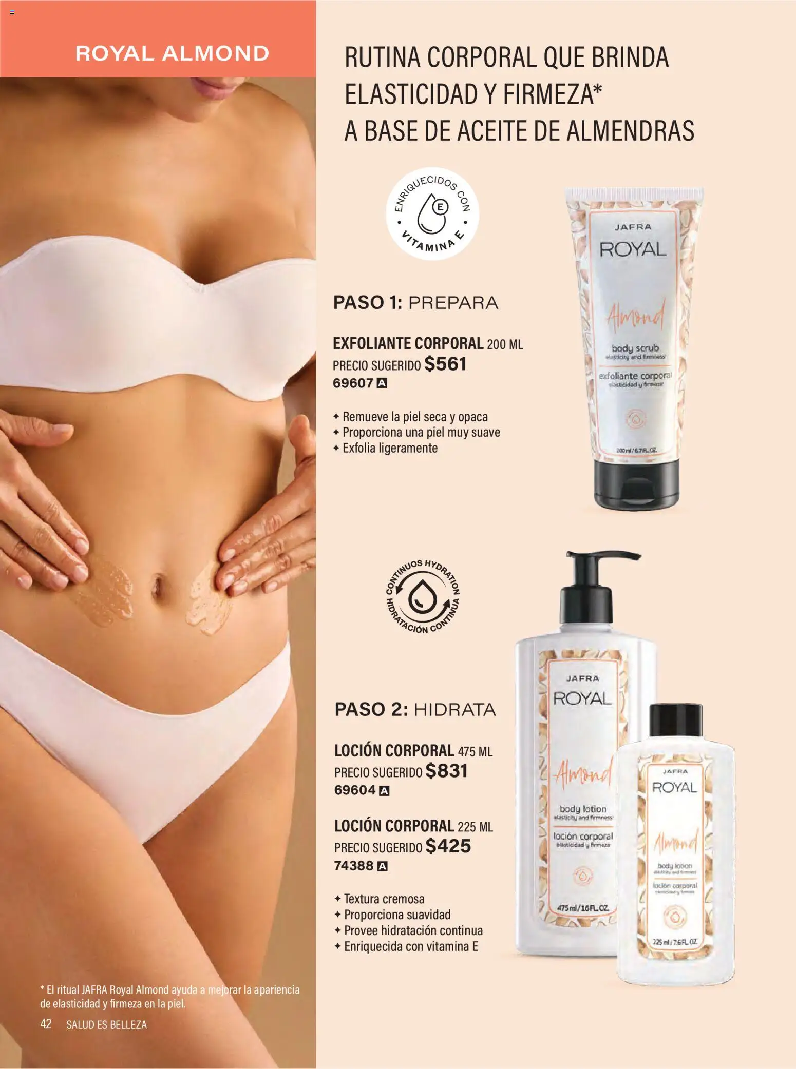 Nuevas ofertas de JAFRA válidas en toda la República Mexicana desde el 01.02.2026. ¡Encuentra las mejores ofertas en JAFRA catálogo Organizador de Ventas! | Página: 42 | Productos: Almendras, Aceite, Loción, Body