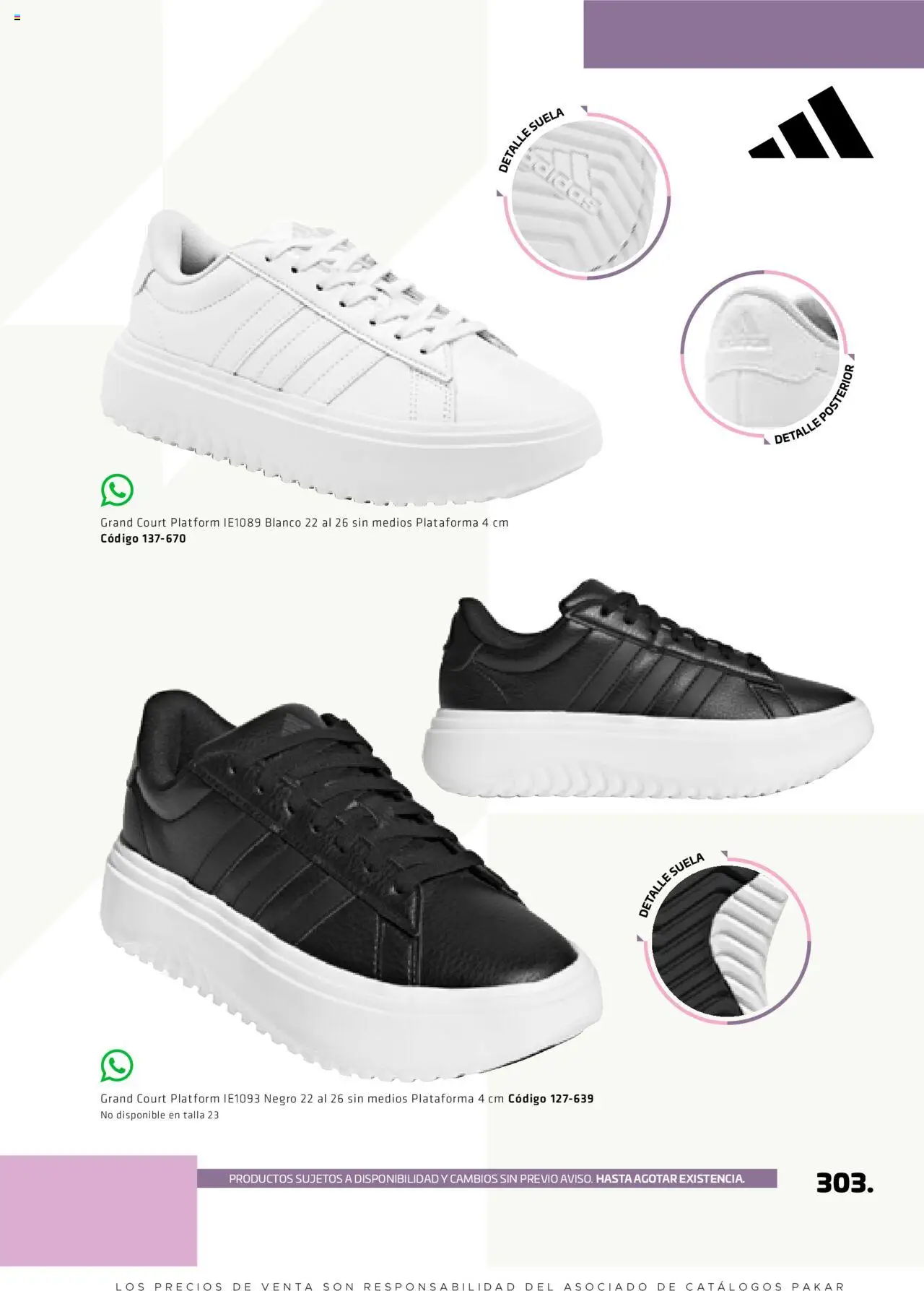 Nuevas ofertas de SC Pakar válidas en toda la República Mexicana desde el 29.08.2025. ¡Encuentra las mejores ofertas en SC Pakar - Catálogo Otoño Women! | Página: 303