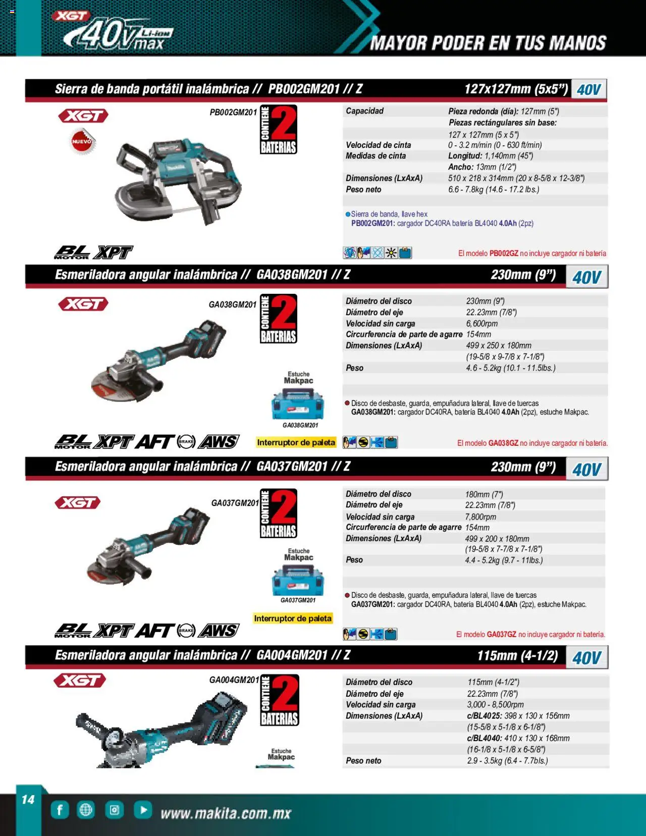 Nuevas ofertas de Makita válidas en toda la República Mexicana desde el 16.03.2023. ¡Encuentra las mejores ofertas en Makita Líneas de Ensamble! | Página: 16