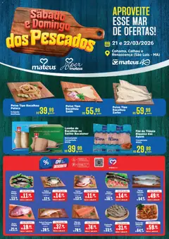 Mateus ofertas Sabado e Domingo dos Pescados - Pré-Visualização do folheto da loja Mateus, válido de 21.03.2026