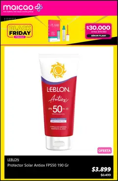 Black Friday Maicao válido desde el 28.11.2025 | Página: 6 | Productos: Agua, Protector solar, Serum