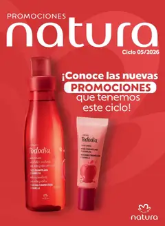 Vista previa de Natura promociones 5 2026, nuevo folleto de la tienda, válido en México a partir del 13.03.2026