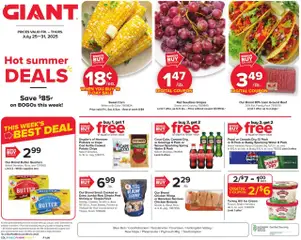 Preview of Giant weekly ads valid from 25.07.2025