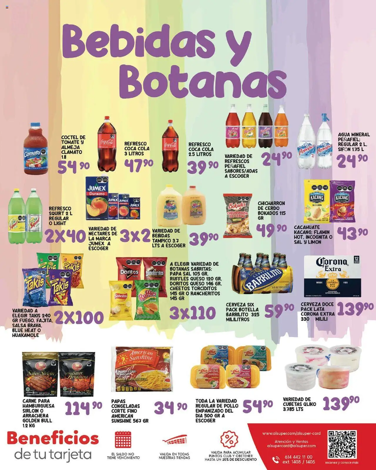 Nuevas ofertas de Alsuper válidas en toda la República Mexicana desde el 15.08.2025. ¡Encuentra las mejores ofertas en Alsuper - Folleto - Durango! | Página: 7 | Productos: Refresco, Sal, Agua, Queso