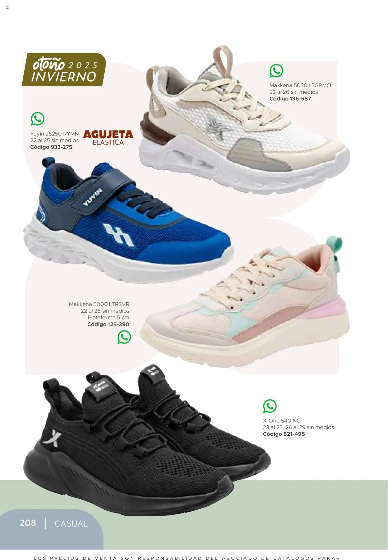 Nuevas ofertas de SC Pakar válidas en toda la República Mexicana desde el 24.07.2025. ¡Encuentra las mejores ofertas en SC Pakar - Catálogo Casual otoño / invierno! | Página: 208 | Productos: Res