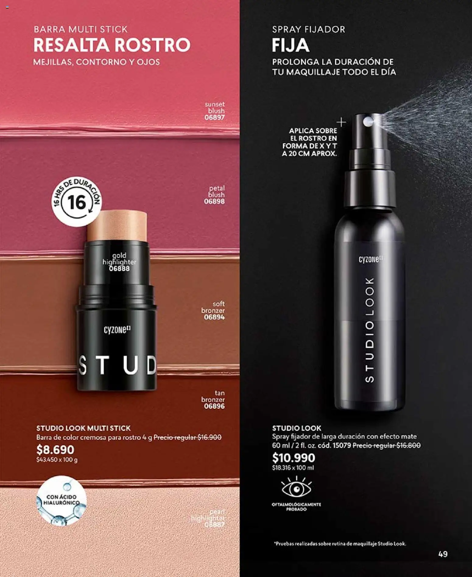 Catálogo CyZone Campaña 8 │ válido desde el 29.04.2026 | Página: 49 | Productos: Contorno, Fijador, Mate, Sobre