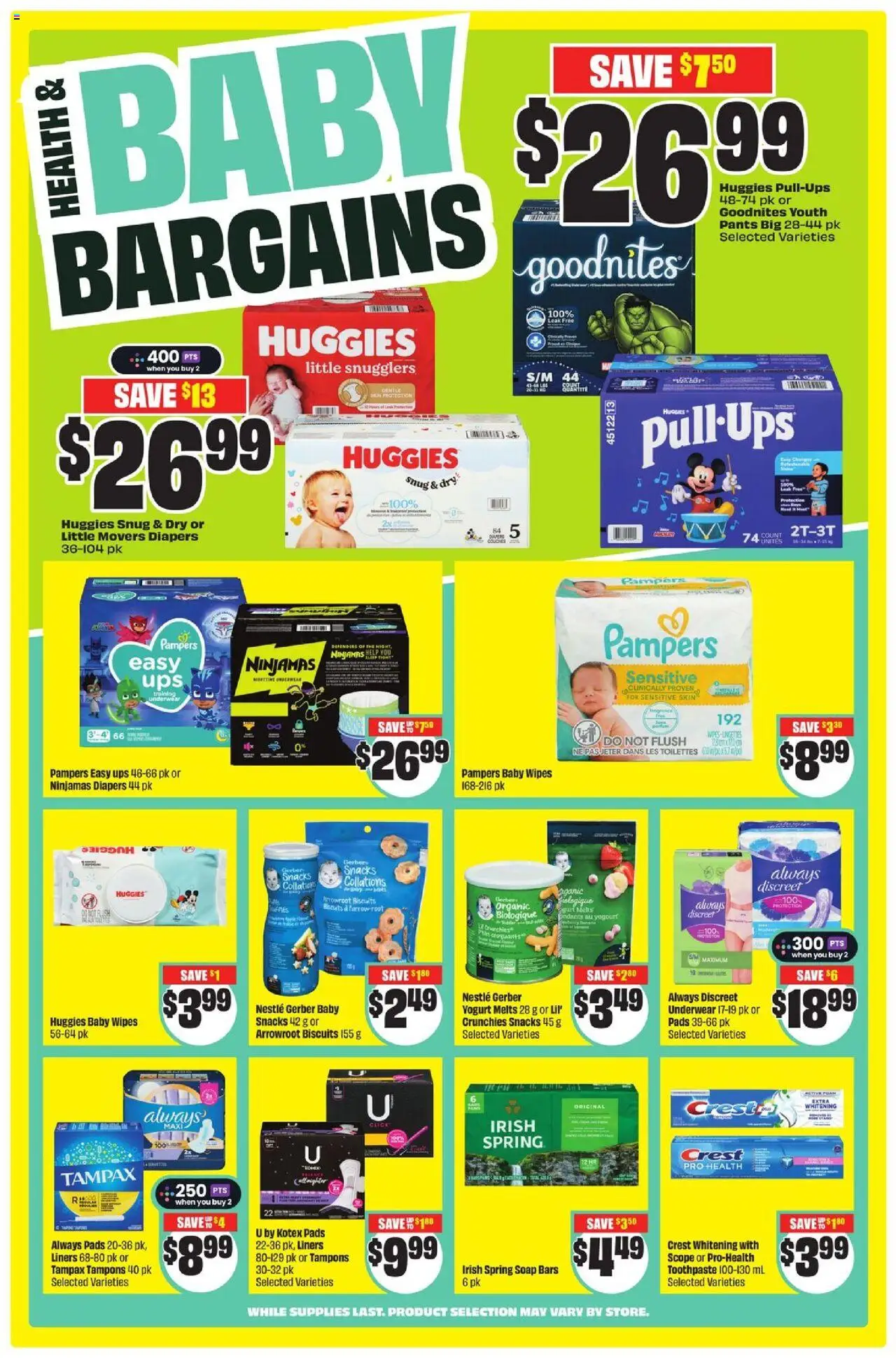 FreshCo flyer valid from 18.09.2025 | Page: 7 | Products: Soap, Toothpaste, Yogurt, Underwear