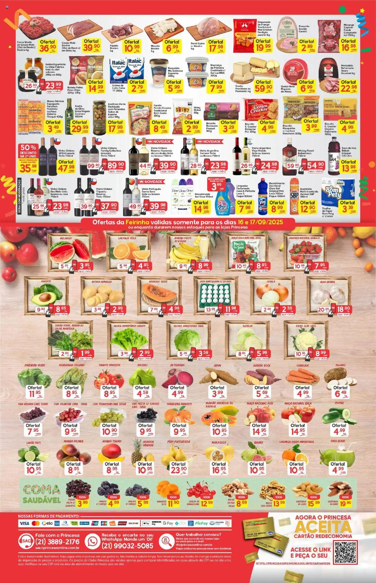 Princesa Folheto - válido de 15.09.2025 | Página: 2 | Produtos: Maracujá, Beterraba, Whisky, Carne